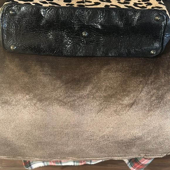 EUC Maurizio Taiuti Genuine Leather Leopard Print Handbag/Shoulder bag/Tote bag. - Picture 14 of 14